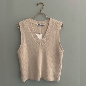Zara Knit Sweater Vest